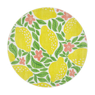 Lemon Citrus Summer Vintage Mönster