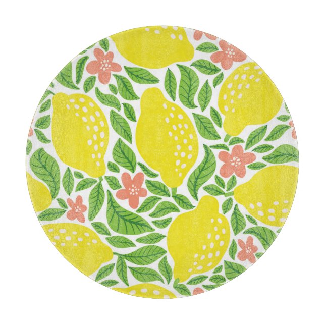 Lemon Citrus Summer Vintage Mönster (Framsidan)
