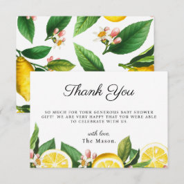 Lemon Citrus Tack Summer Baby Shower