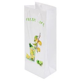 Lemon Coola Drink Party Vin Gift Bag - Anpassnings