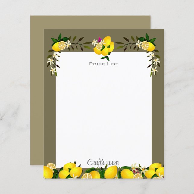 Lemon Craft Ash Grått (Fram/baksida)