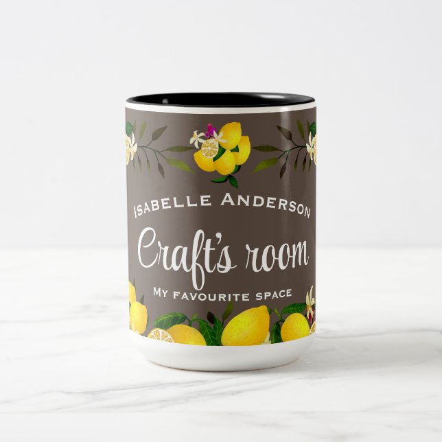 Lemon Craft Brown Två-Tonad Mugg (Center)