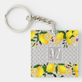 Lemon Days Motif Grått