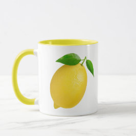 Lemon 🍋 Designad Gult Combo Mugg