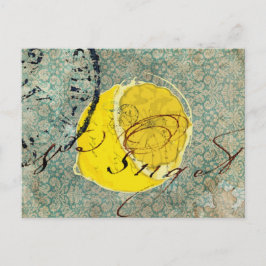 Lemon Digital Art Vykort