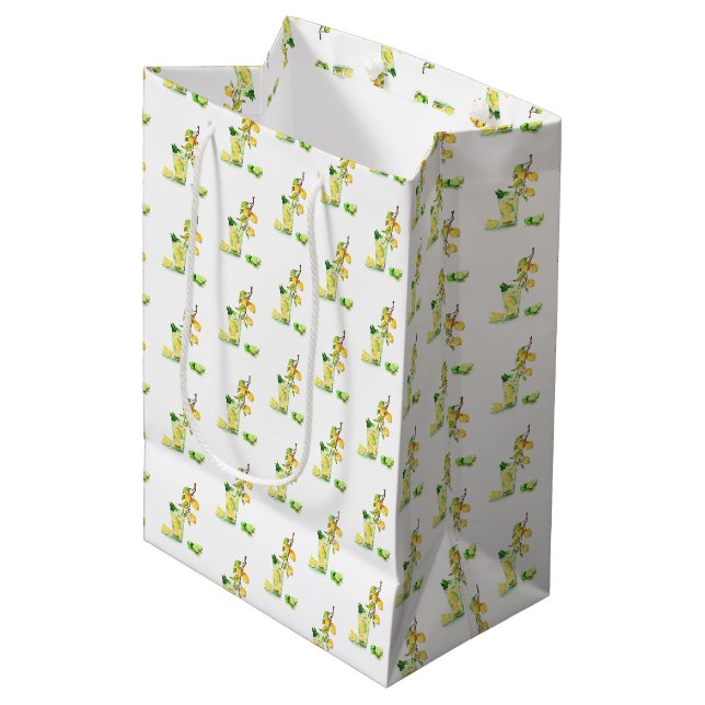 Lemon Drink Gift Bag (Framsidan Vinklad)