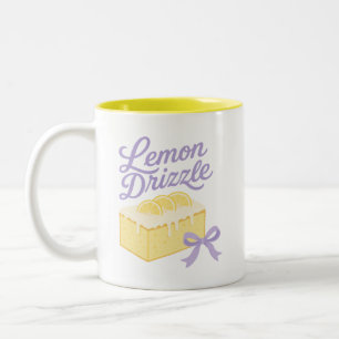 Lemon Drizzle - Coquette Pastell Dessert Design Två-Tonad Mugg