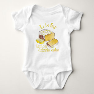 Lemon Drizzle Pound Cake Loaf British Baking Food T Shirt