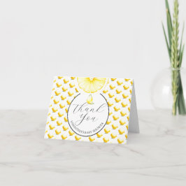 Lemon Drop Baby Shower, tack du kort