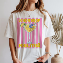 Lemon Drop Martini Mahjong T-Shirt