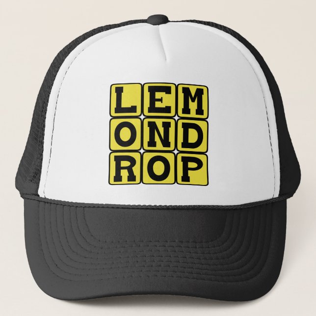 Lemon Drop, Zety Cocktail Keps (Framsida)