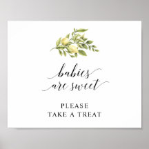 Lemon Elegant Typography  BABYAR ÄR SÖTA  v3