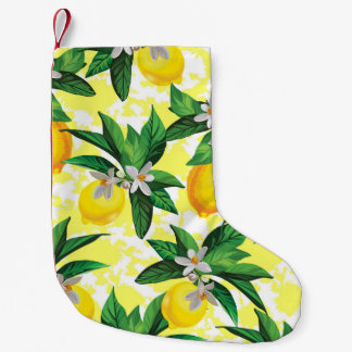 Lemon Fantasy: Blommönstret Kreativ Liten Julstrumpa