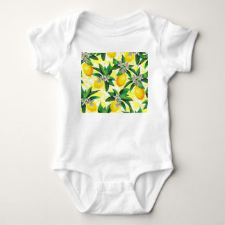 Lemon Fantasy: Blommönstret Kreativ T Shirt