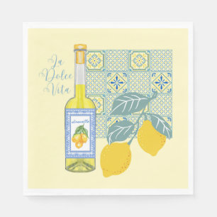 Lemon Farm Retro Pappersservett