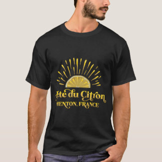 Lemon Festival Fete Du Citron Menton Frankrike Fra T Shirt
