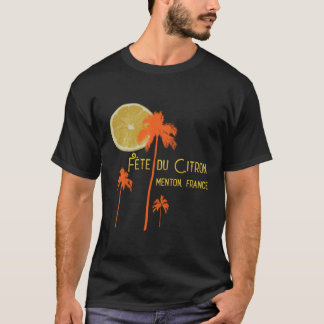 Lemon Festival Fete Du Citron Menton Frankrike Fra T Shirt