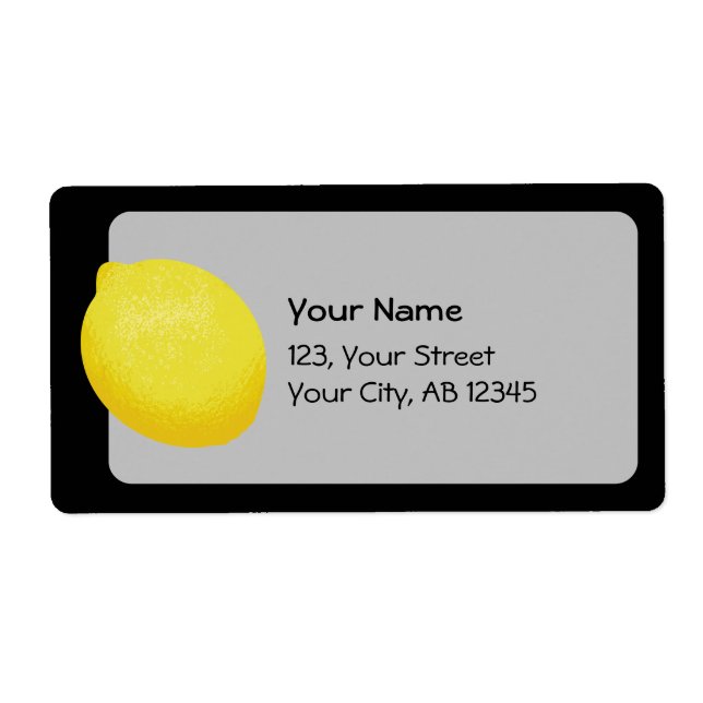 Lemon Fraktsedel (Framsidan)