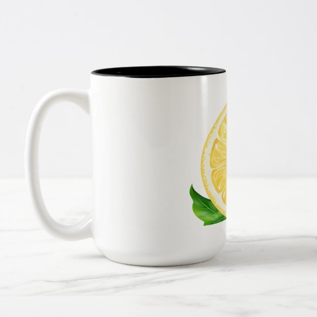 Lemon Fresh Days  Två-Tonad Mugg (Vänster)