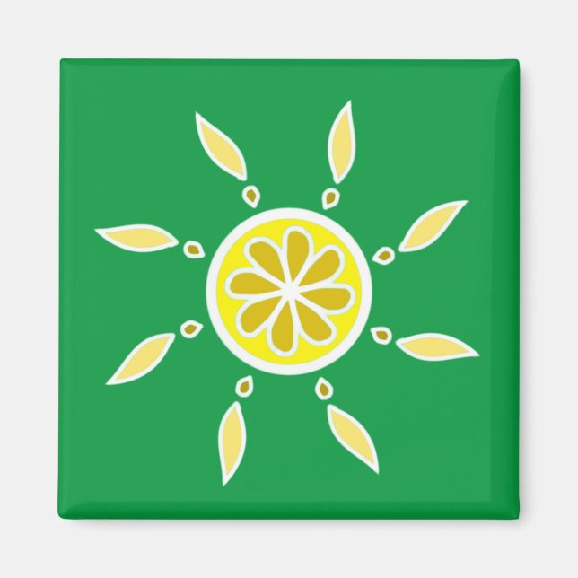 Lemon Fresh Sunshine Magnet (Framsidan)