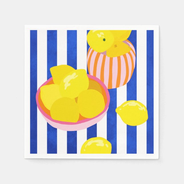 Lemon Freshness Pappersservett (Framsidan)