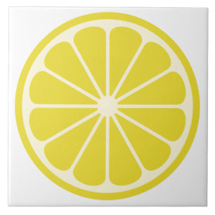 Lemon Fruit Slice Kakelplatta