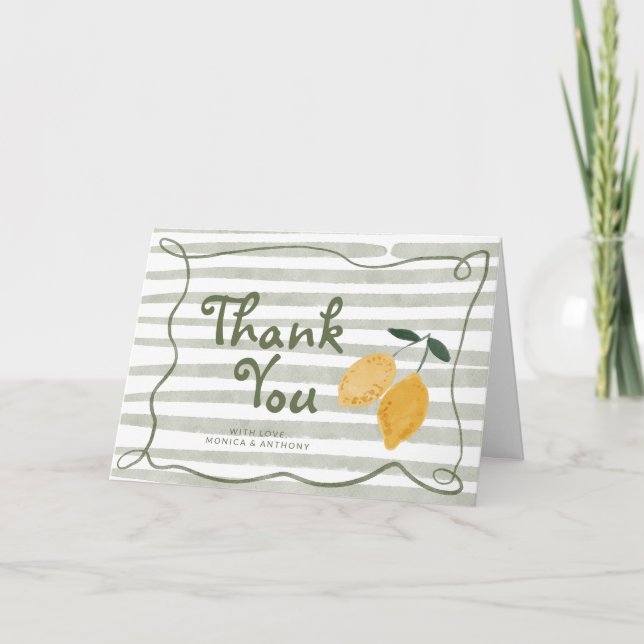 Lemon Gender Neutral Baby Shower Tack (Framsida)