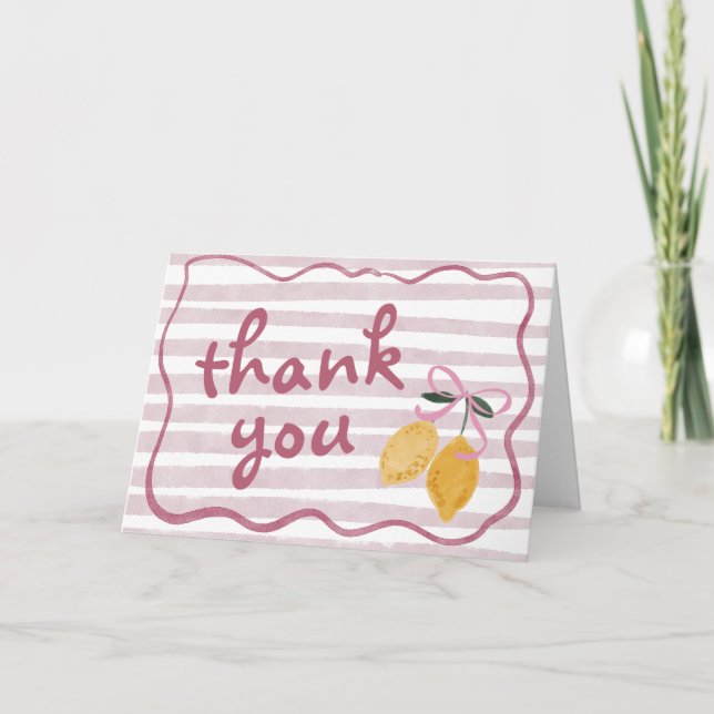 Lemon Girl Baby Shower Tack (Framsida)