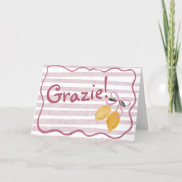 Lemon Girl Baby Shower Tack Kort