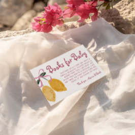 Lemon Girls Bokar för babyskor Baby Bibliotek Tilläggskort