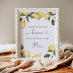 Lemon gissa hur många kisses möhippa-spel poster<br><div class="desc">Filmfärgscitroner hur många kysser möhippans spelskylt. Matchande objekt är tillgängliga.</div>