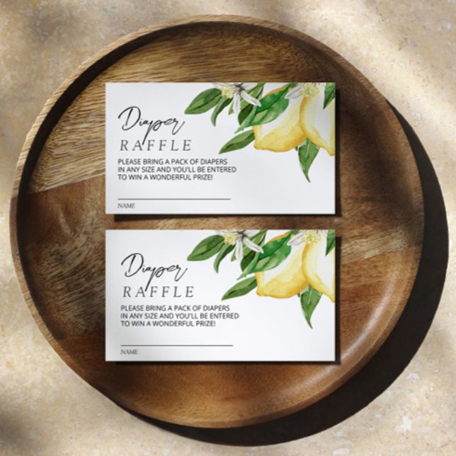 Lemon Greenery Baby-kort för papperskorgskassett Tilläggskort (Skapare uppladdad)