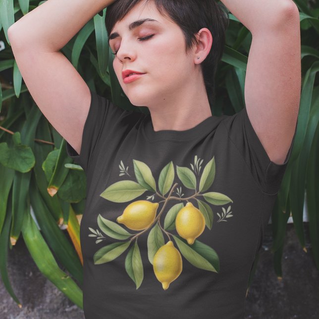 Lemon Gren Elegant Vintage T Shirt (Skapare uppladdad)