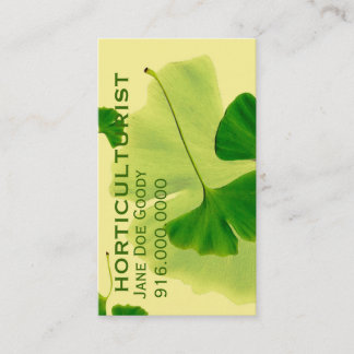 Lemon Grove Elegance: Ginkgo Lövs Visitkort