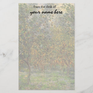 Lemon Grove i Bordighera av Claude Monet Brevpapper
