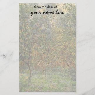 Lemon Grove i Bordighera av Claude Monet Brevpapper