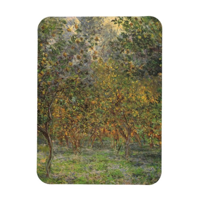 Lemon Grove i Bordighera av Claude Monet Magnet (Vertikal)