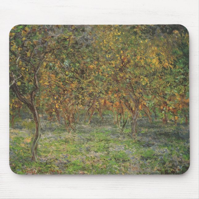 Lemon Grove i Bordighera av Claude Monet Musmatta (Framsidan)