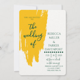 Lemon Grove Romantik bröllopsinbjudan Inbjudningar