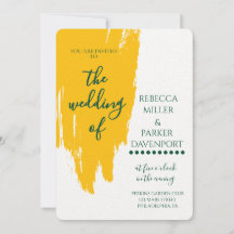 Lemon Grove Romantik bröllopsinbjudan