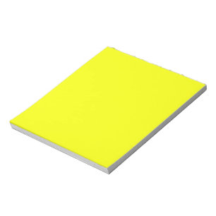 Lemon Gult Background Färg anpassar detta! Anteckningsblock