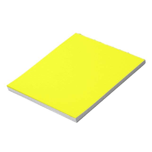 Lemon Gult Background Färg anpassar detta! Anteckningsblock (Roterad)