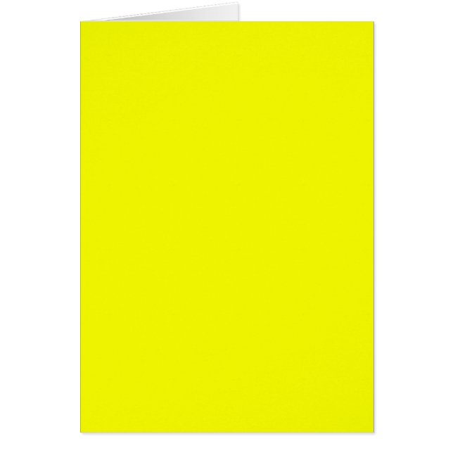 Lemon Gult Background Färg anpassar detta! Hälsningskort (Framsidan)