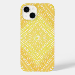 Lemon Gult Boho Mandala Kaleidoscope