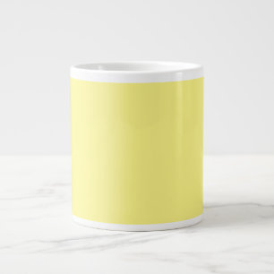 Lemon gult, fast färg, jumbo mugg