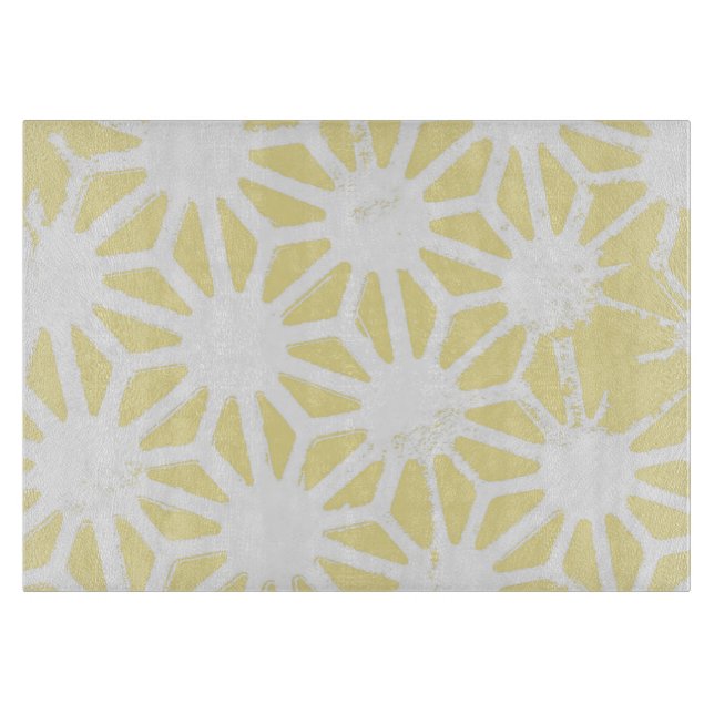 Lemon gult geometric mönster (Framsidan)