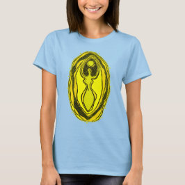 Lemon Gult Goddess Yoni T-shirt