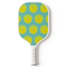 Lemon Gult Grönt Pickleball Paddle Pickle Boll