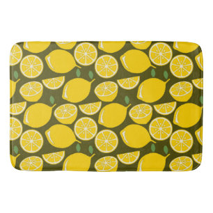 Lemon Gult Modern Roligt Cute Badrumsmatta