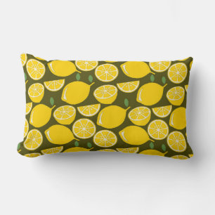 Lemon Gult Modern Roligt Cute Lumbarkudde